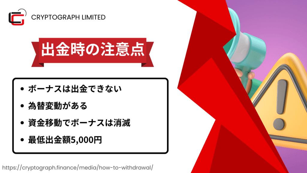 EdgeGraph FXから出金する際の注意点